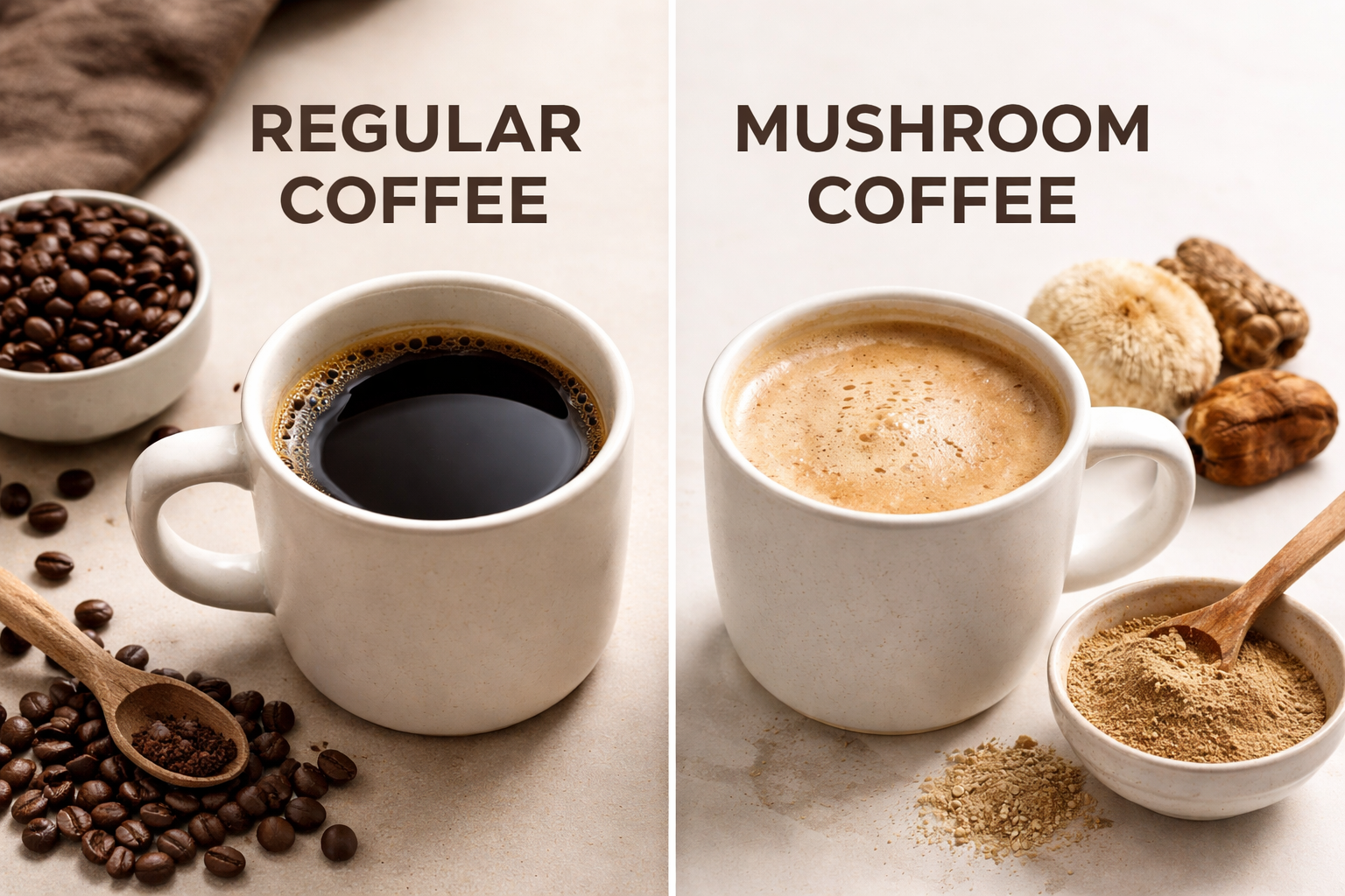 Mushroom Coffee vs Regular Coffee: Which One Is Better for Energy and Focus?
